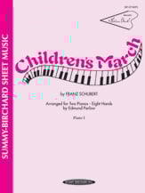 Childrens March-2 Piano 8 Hands piano sheet music cover Thumbnail